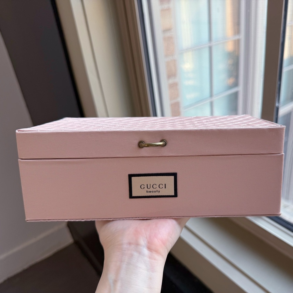 Gucci Pink Beauty Makeup Jewelry Box